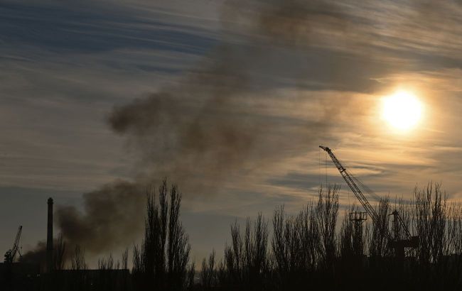 В окупованому Бердянську сталась масштабна пожежа