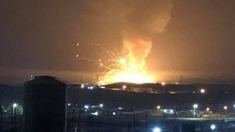 У Йорданії стався вибух на складі боєприпасів