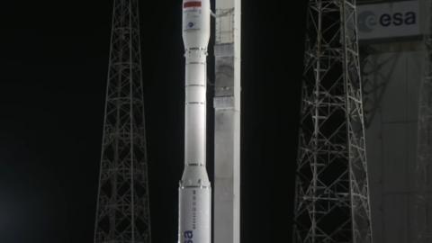 З космодрому Куру у Франції запустили ракету з українським двигуном