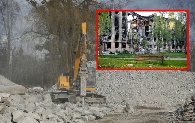 В Гостомеле восстанавливают разрушенные россиянами дома с помощью уникальной технологией (фото)