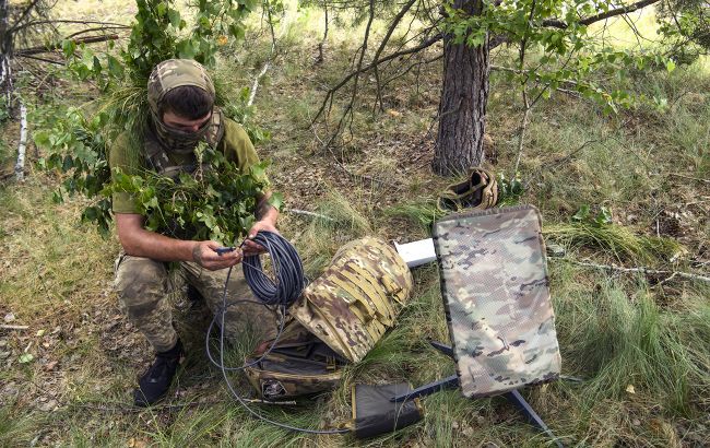 На фронте зафиксированы перебои в работе спутникового интернета Starlink