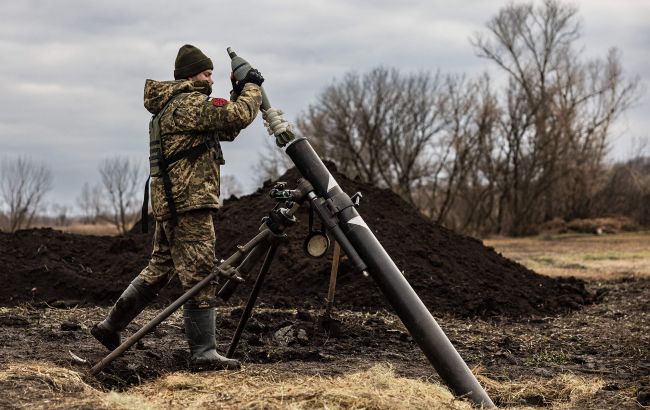 Українські мінометники знищили штурмову групу окупантів на сході України (відео)