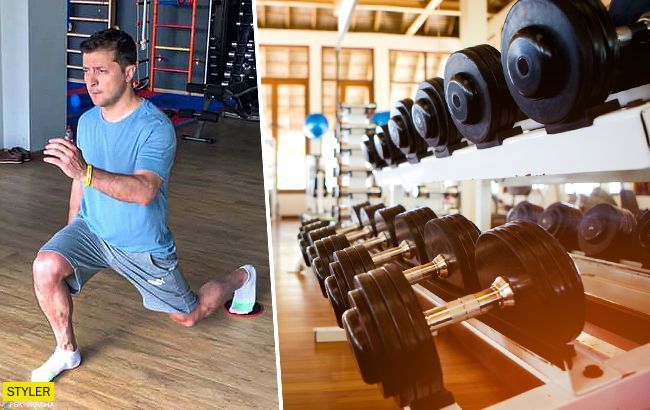 Зеленский и его кубики: в сеть попало видео тренировки президента