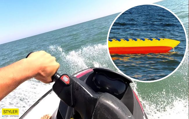 У Кирилівці водний мотоцикл на швидкості протаранив "банан": багато постраждалих