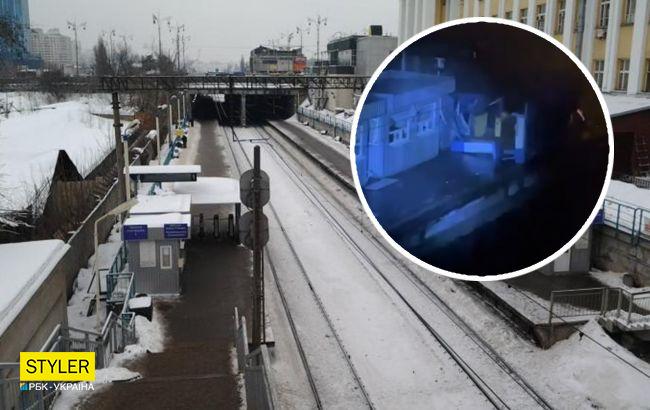 У Києві біля вокзалу пролунав потужний вибух