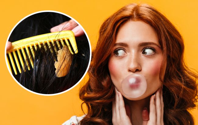 Ці способи допоможуть безболісно витягнути жувальну гумку з волосся