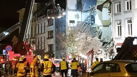 У Бельгії в результаті вибуху обвалився житловий будинок