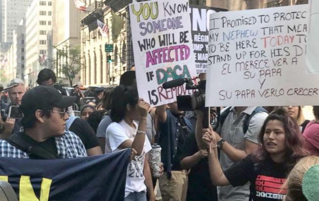 У Нью-Йорку поліція затримала 34 протестувальників проти скасування програми DACA