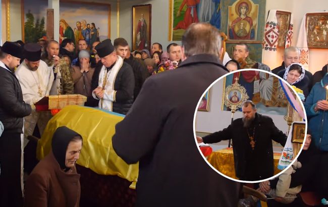 Мать умоляла на коленях: священник УПЦ МП не дал отпеть погибшего бойца ВСУ (видео)