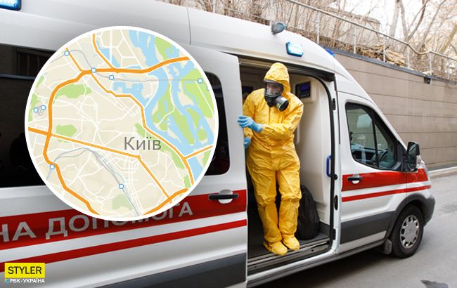 Где в Киеве больше всего заболевших коронавирусом: опубликована карта