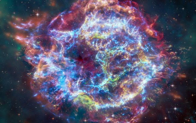 Телескопи NASA зафіксували "Зеленого монстра" посеред зоряних уламків