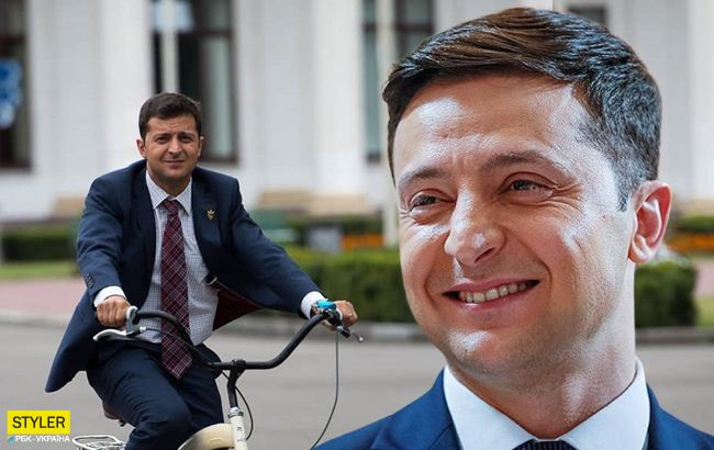 Зеленський передумав їздити на роботу на велосипеді: не та ситуація