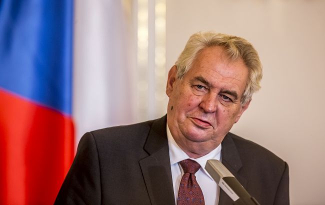 Президент Чехії заявив про необхідність збільшення допомоги Україні