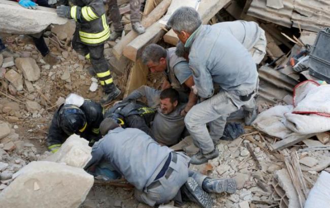 Землетрус в Італії: фото та відео