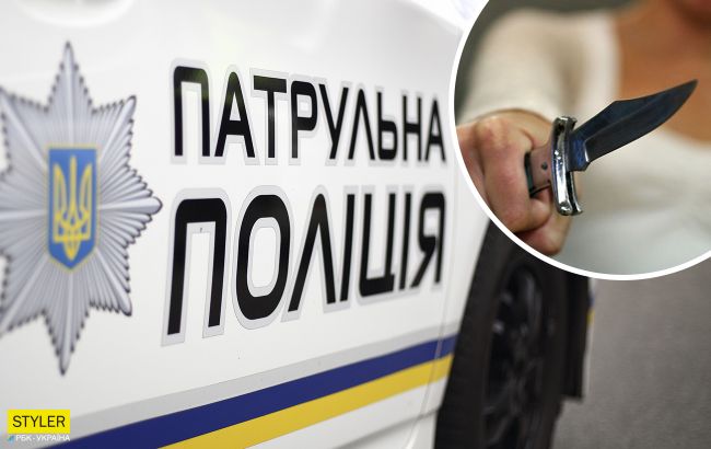 В Миргороде по городу бегала неадекватная девушка с ножом: порезала полицейского