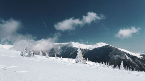 Карпаты накрыла метель и засыпало снегом: зрелищное видео внезапной зимы