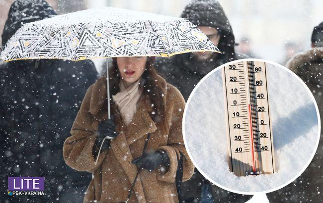 В Україну суне мокрий сніг з дощем: в яких областях буде найгірше