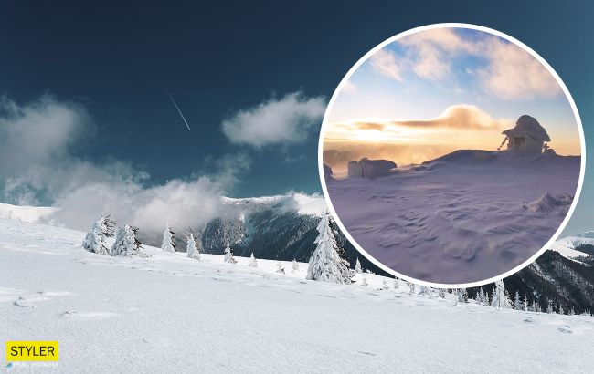 "Это просто невероятно": появились новые фото заснеженных Карпат, которые завораживают сказочной красотой