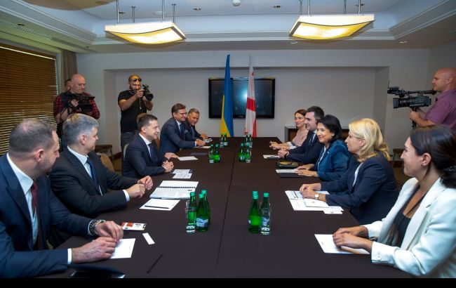 Президенти України та Грузії домовилися здійснити взаємні візити