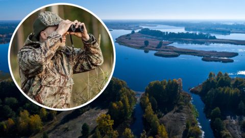 В Чернобыле "засветился" яркий хищный зверь. В зубах нес пойманную добычу (фото)