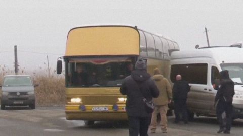 При обмене пленными между Украиной и ОРДЛО произошло ДТП