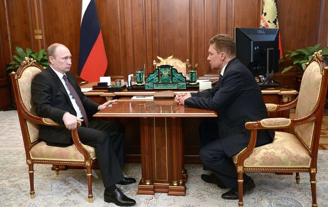 Путін закликав Міллера зберігати "ділові стосунки" з Україною