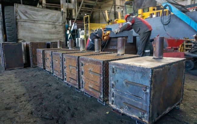 До конца года бойцы получат еще 800 буржуек от криворожских предприятий "Метинвеста"