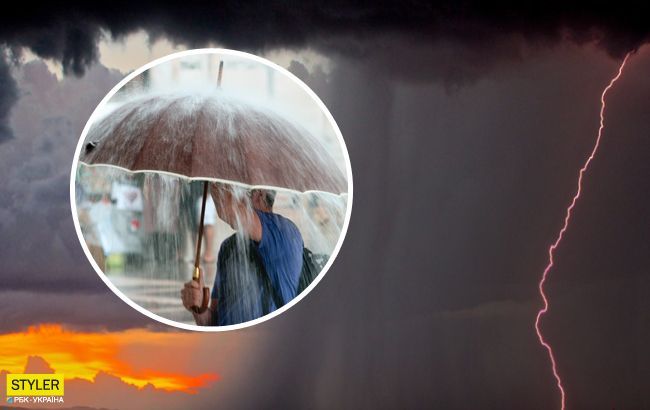 Сильные дожди и грозы: синоптики рассказали в каких регионах будет непогода