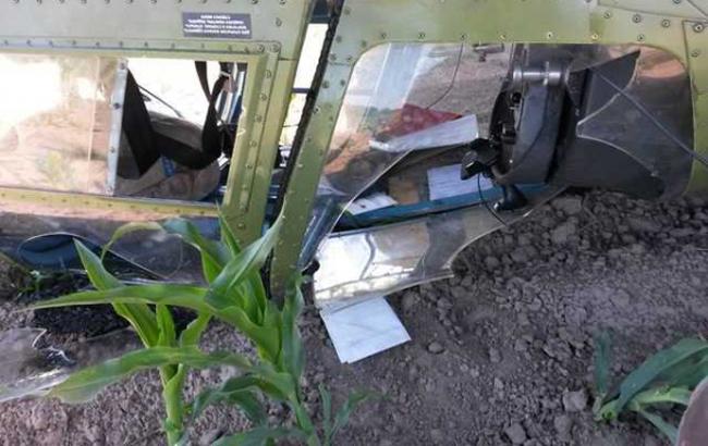 В Сумской области разбился легкомоторный самолет