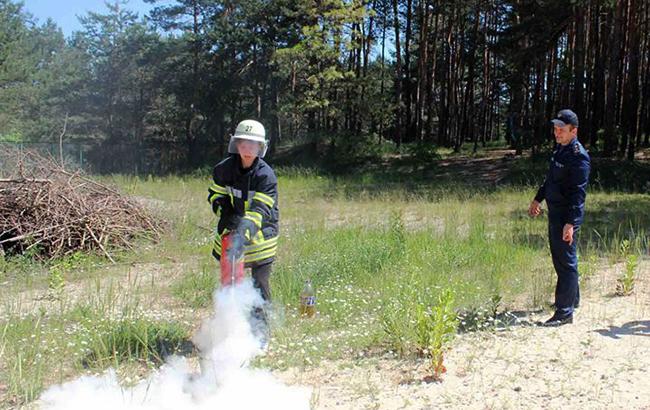 В лесопарках Киева усиливают противопожарную охрану