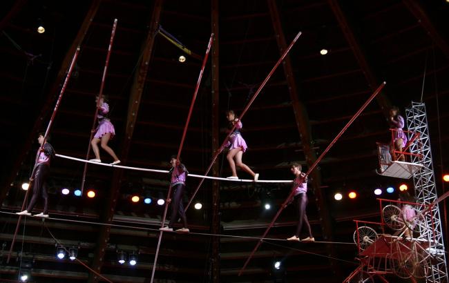 Падіння російської повітряної гімнастки в цирку зняли на відео