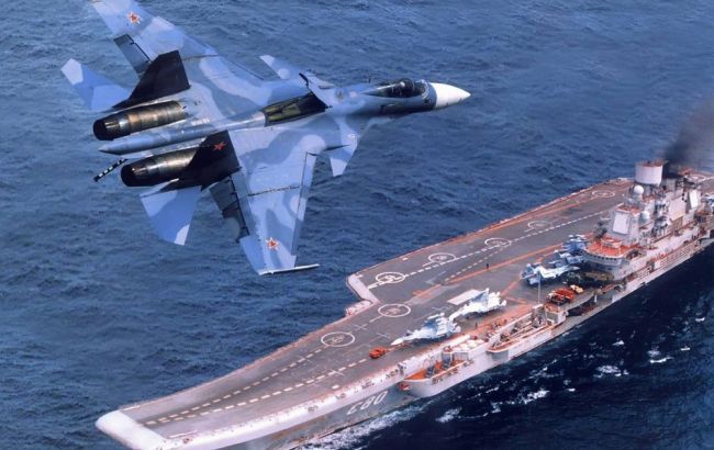 Россия не будет поднимать истребители, упавшие с авианосца "Адмирал Кузнецов", - источник