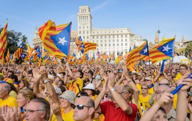 У Каталонії 80,72% учасників опитування висловилася за незалежність від Іспанії