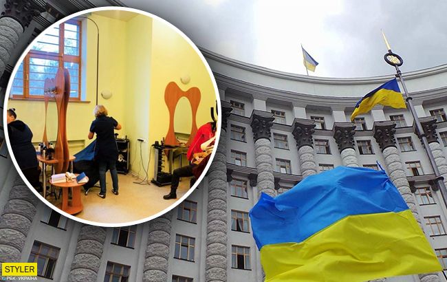 Няни захватили помещение парикмахеров: сколько стоила стрижка в Кабмине