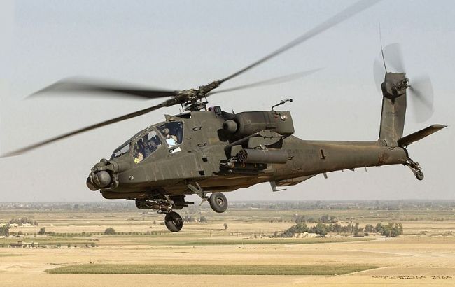 У США розбився військовий гелікоптер Apache, є загиблі