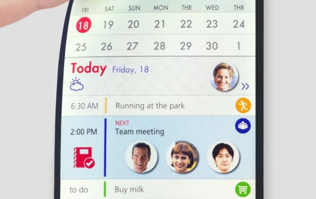 Японська компанія почне виробництво гнучких дисплеїв у 2018 році