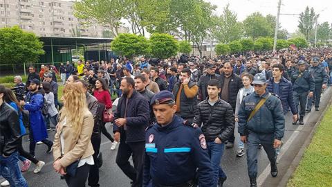 У Єревані під час протестів поліція затримала 183 людей