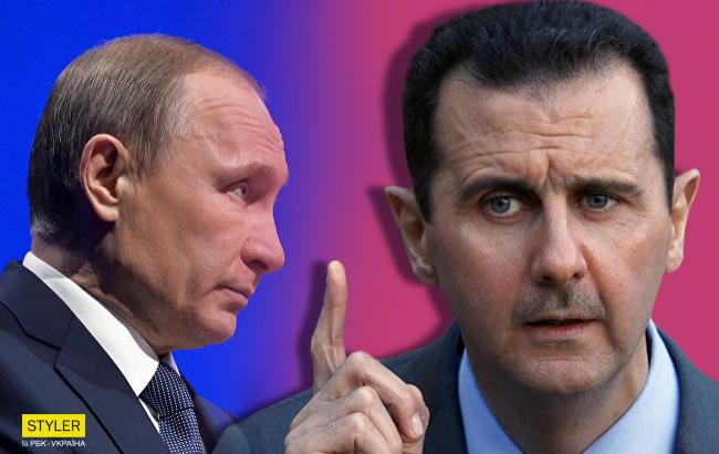 "Комплексував би ще більше": російські військові принизили Асада на зустрічі з Путіним (відео)