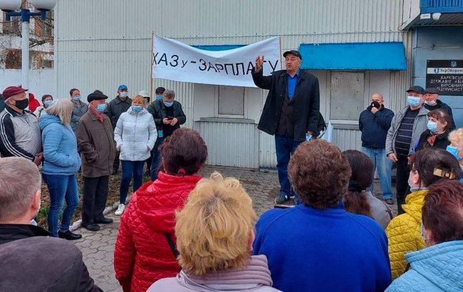 У Харкові протестують робочі авіаційного заводу