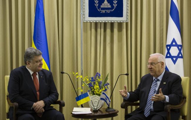 Порошенко сподівається на зростання інвестицій Ізраїлю в економіку України