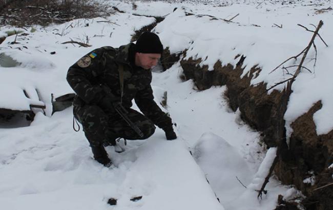 В зоне АТО за сутки ранен один украинский военный, - СНБО