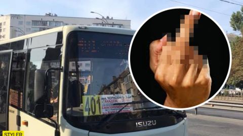 Не подобається, вийди: у Києві маршрутник влаштував скандал з пасажирами