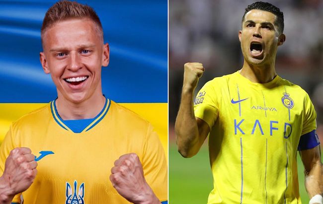 Зінченко обійшов Роналду: коштує дорожче, бігає швидше