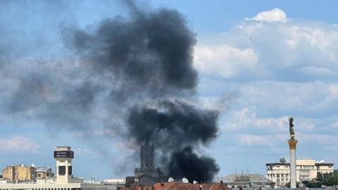 На Крещатике в Киеве возник пожар: что происходит