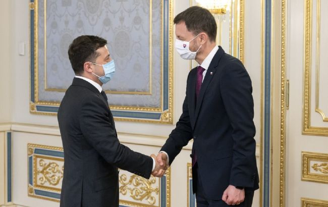 "Політичний проект": Зеленський обговорив "Північний потік-2" з прем'єром Словаччини