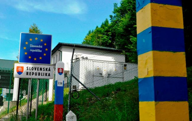 граница Словакии и Украины