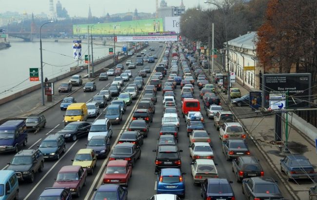 Пробки в Киеве достигли 6 баллов