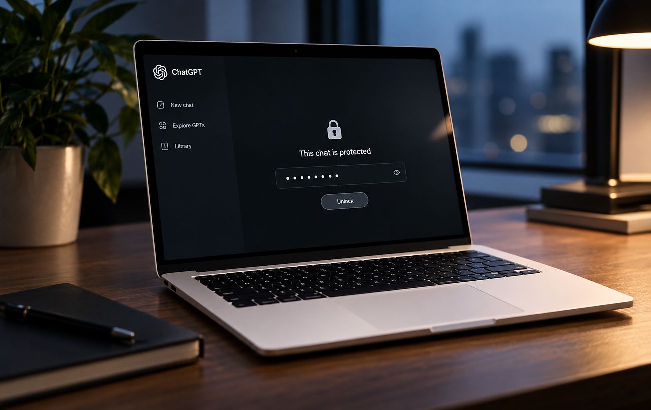 Приховані чати у ChatGPT - OpenAI додала захист PIN-кодом і Face ID