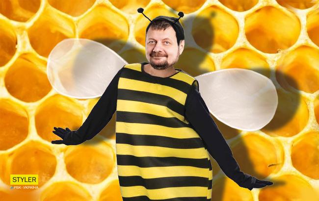 "Жу-жу-жу": радикал Мосийчук в образе "шаленої бджілки" рассмешил сеть