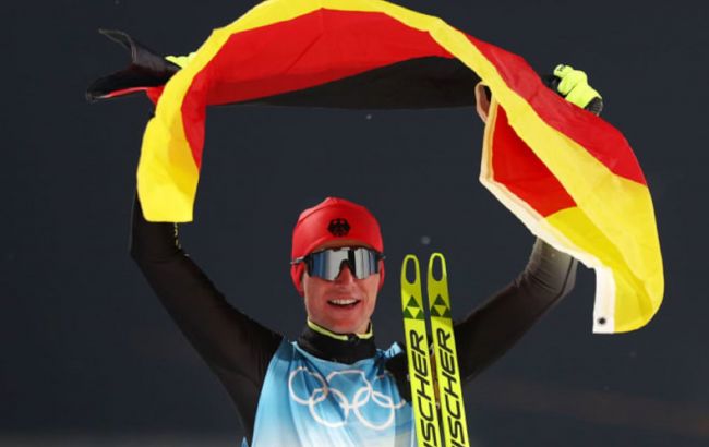 Немецкий спортсмен Гайгер стал олимпийским чемпионом по лыжному двоеборью